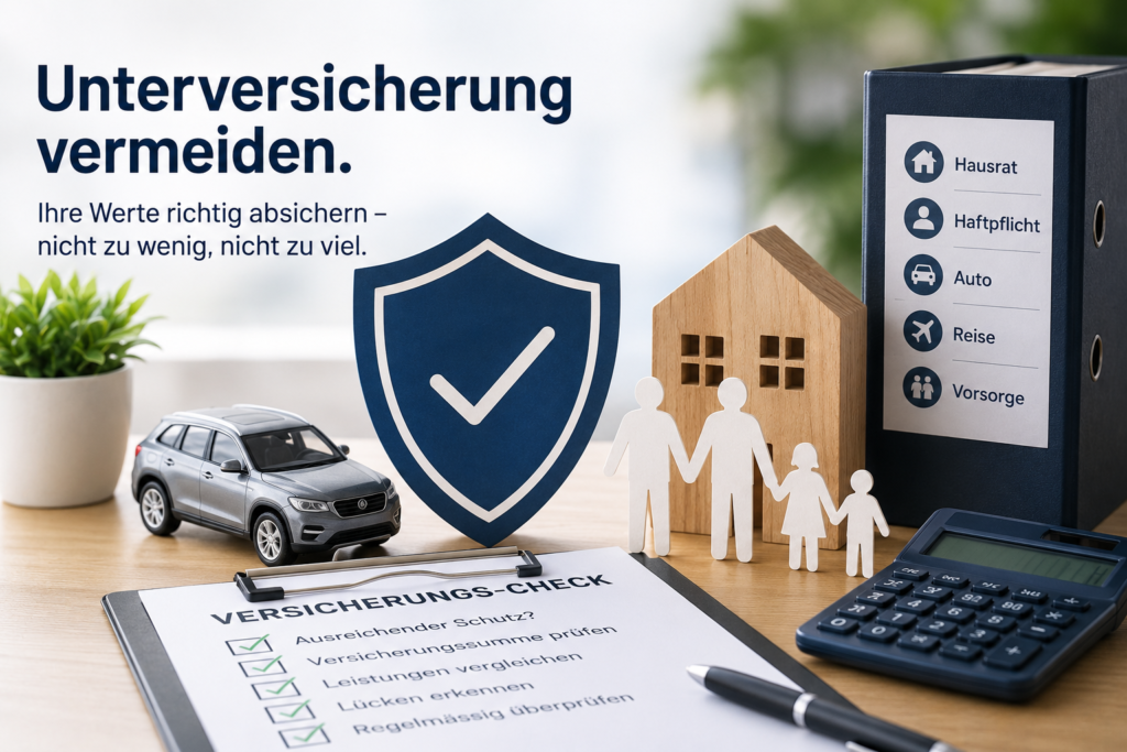 Unterversicherung vermeiden in der Schweiz