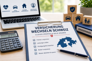 Versicherung wechseln Schweiz mit Checkliste zu Prämien Leistungen Kündigungsfrist und Absicherung